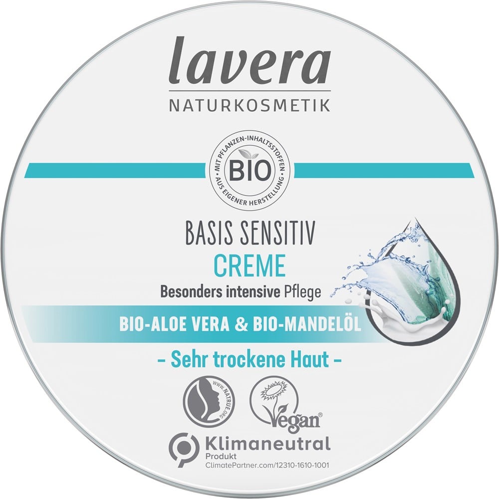 Crema sensitiv cu aloe vera si ulei de migdale bio - Lavera