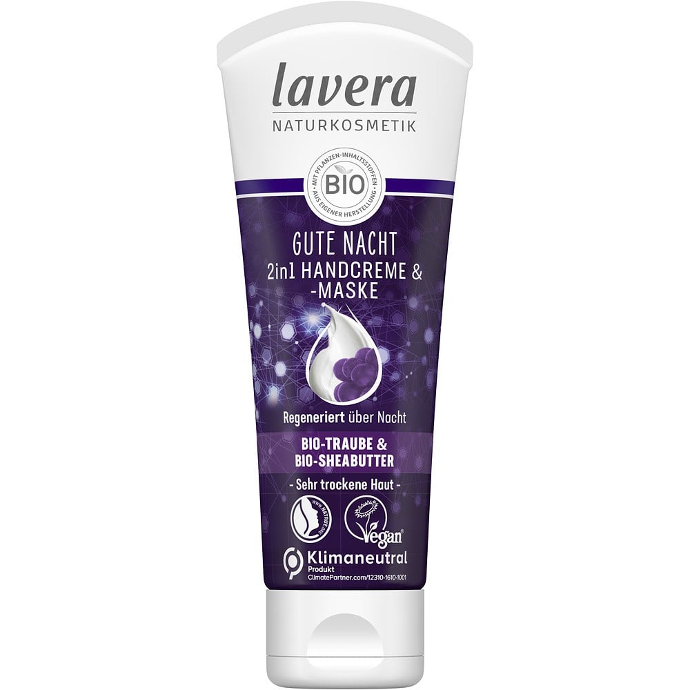 Crema si masca de maini pentru noapte - Lavera