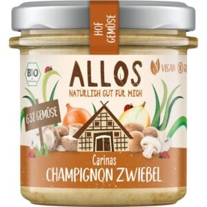Crema tartinabila cu ceapa si ciuperci champignon, eco - Allos