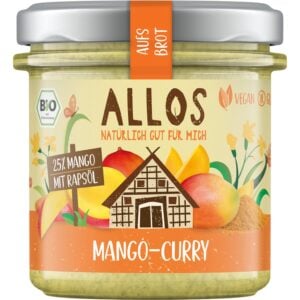 Crema tartinabila cu mango si curry fara gluten, eco - Allos