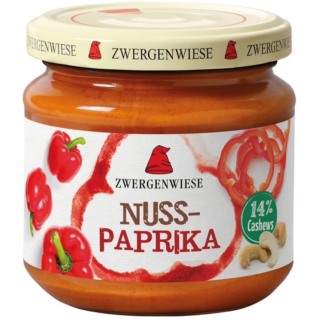 Crema tartinabila cu nuci si ardei fara gluten, eco - Zwergenwiese