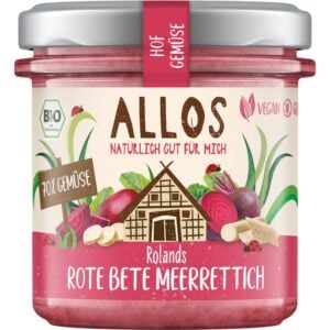 Crema tartinabila de sfecla rosie si hrean fara gluten, eco - Allos