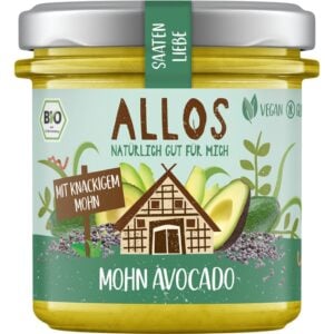 Crema tartinabila din seminte cu mac si avocado fara gluten, eco - Allos