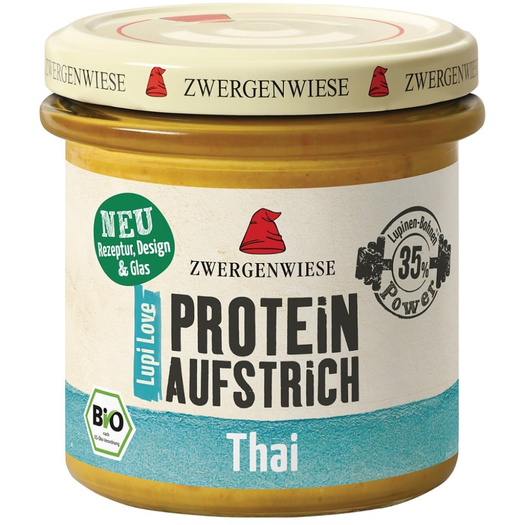 Crema tartinabila proteica Thai cu lupin, eco - Zwergenwiese