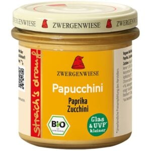 Crema tartinabila vegetala Papucchini cu ardei si zucchini, eco - Zwergenwiese