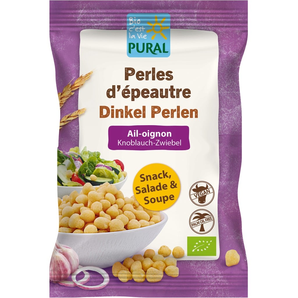 Crutoane din spelta cu usturoi si ceapa, eco - Pural