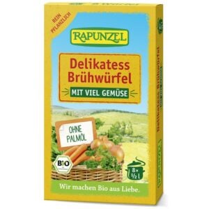 Cuburi de supa de legume delikatess 8 buc, eco - Rapunzel