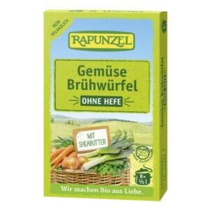 Cuburi de supa de legume fara drojdie 8buc, eco - Rapunzel
