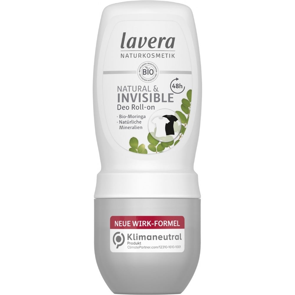 Deo Roll-on natural si invizibil cu moringa bio - Lavera