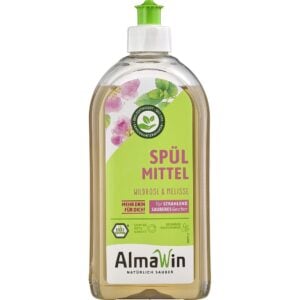Detergent de vase cu trandafir salbatic si melisa - AlmaWin