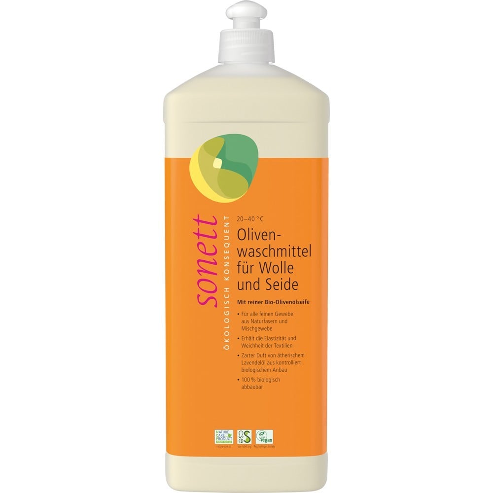 Detergent ecologic cu ulei de masline pentru lana si matase - Sonett
