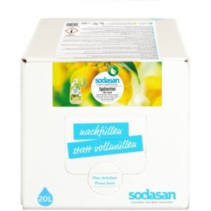 Detergent lichid de vase cu lamaie si lime bag-in-box - Sodasan