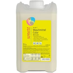 Detergent lichid pentru rufe colorate cu menta si lamaie - Sonett