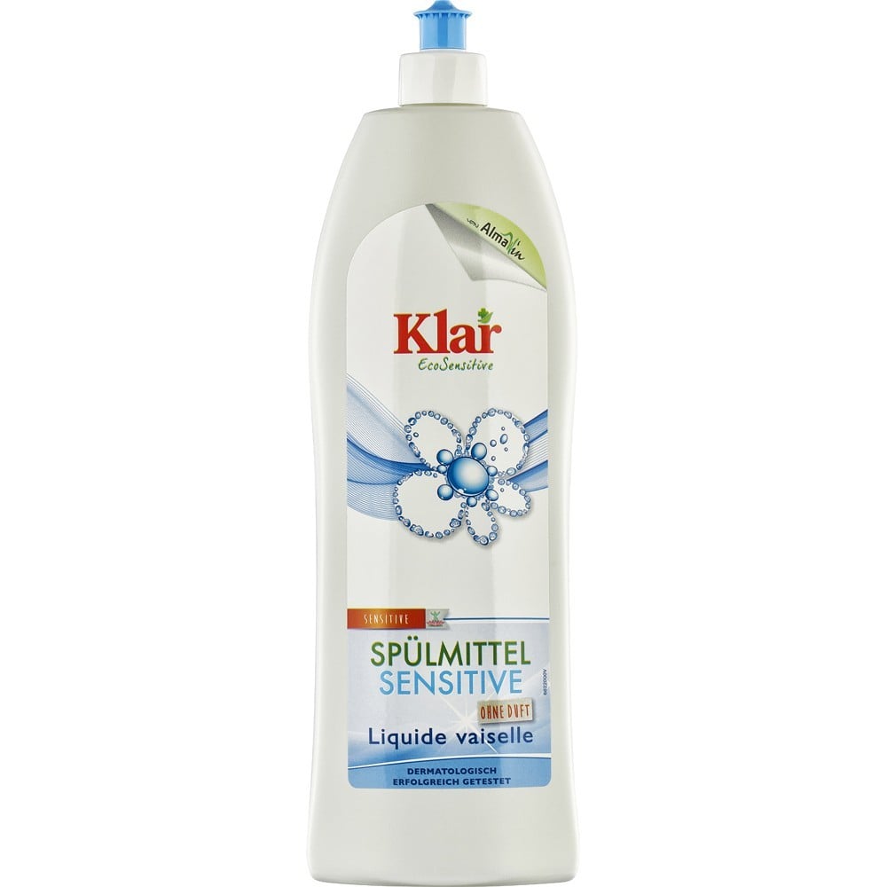 Detergent lichid sensitiv pentru vase fara parfum - Klar