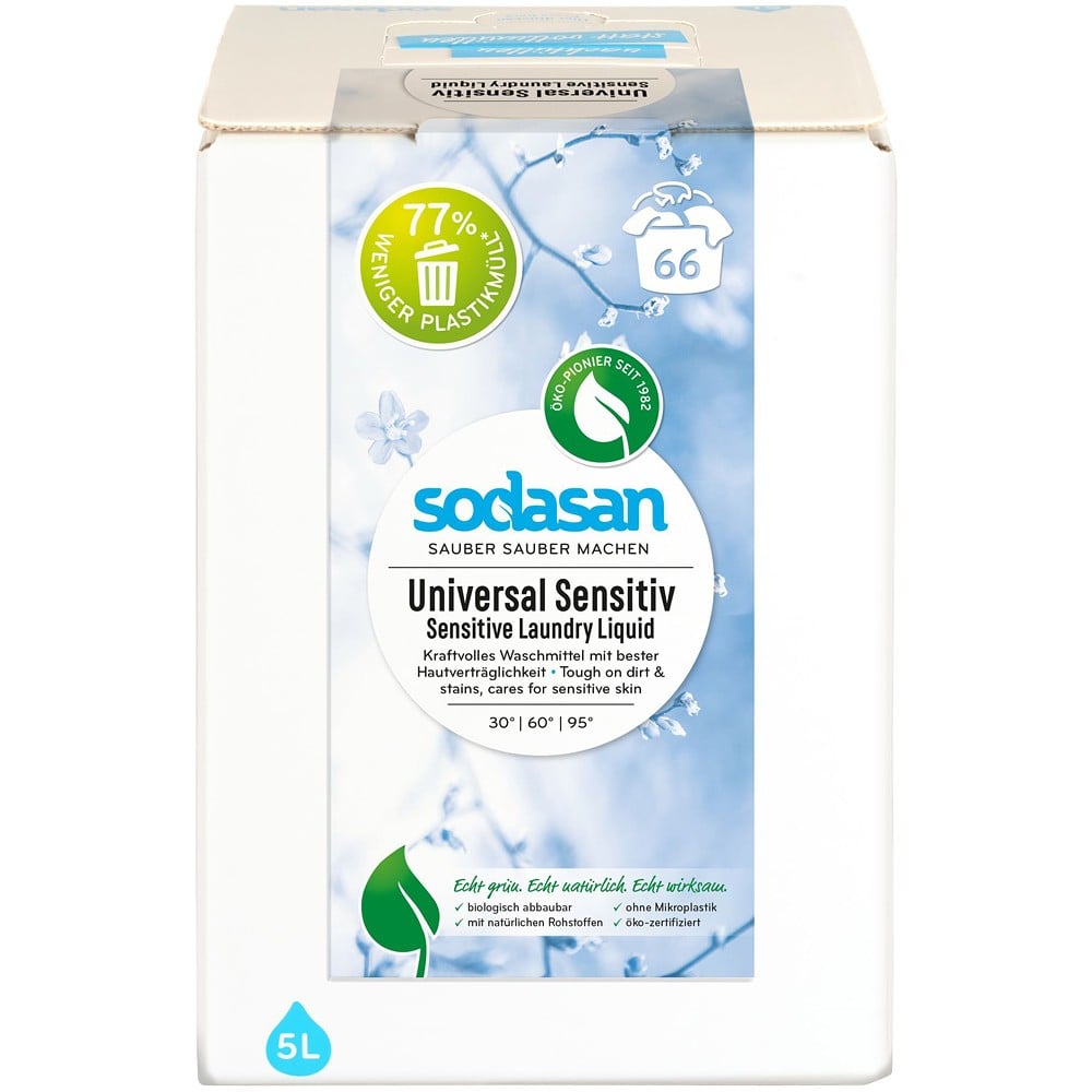 Detergent lichid universal sensitiv bag-in-box - Sodasan