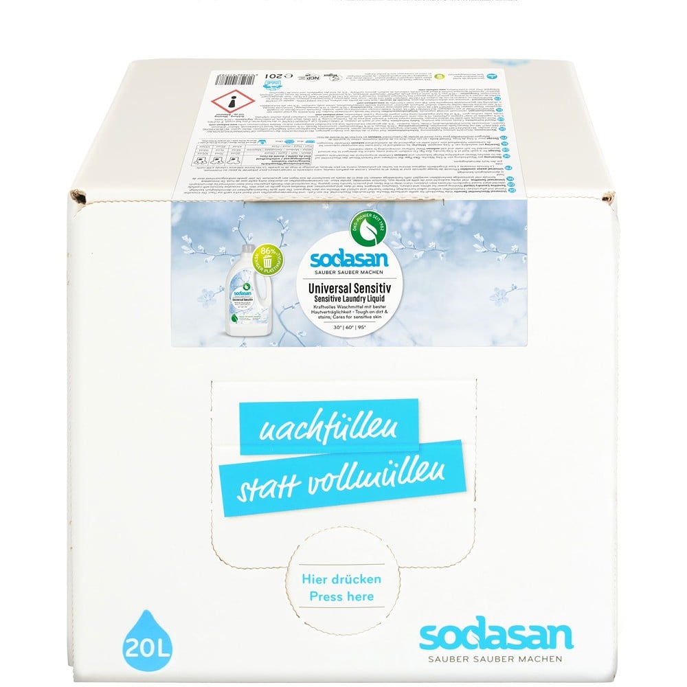 Detergent lichid universal sensitiv bag-in-box - Sodasan