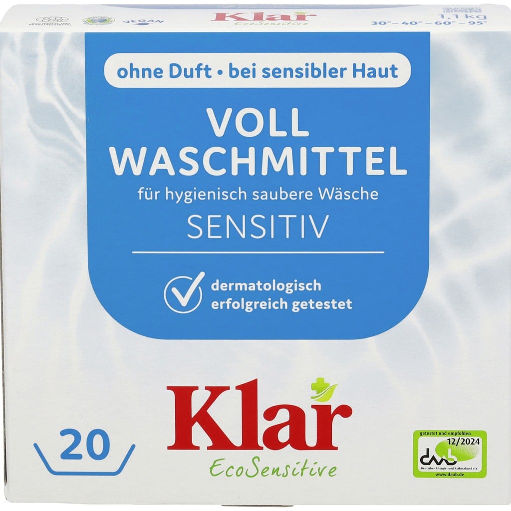 Detergent sensitiv pentru rufe fara parfum - Klar
