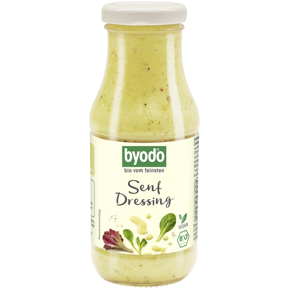 Dressing cu mustar pentru salate fara gluten, eco - Byodo