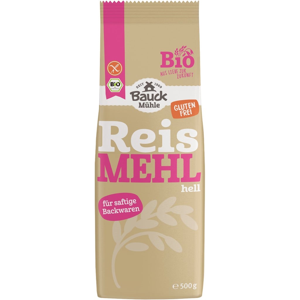 Faina alba de orez fara gluten, eco - BauckHof