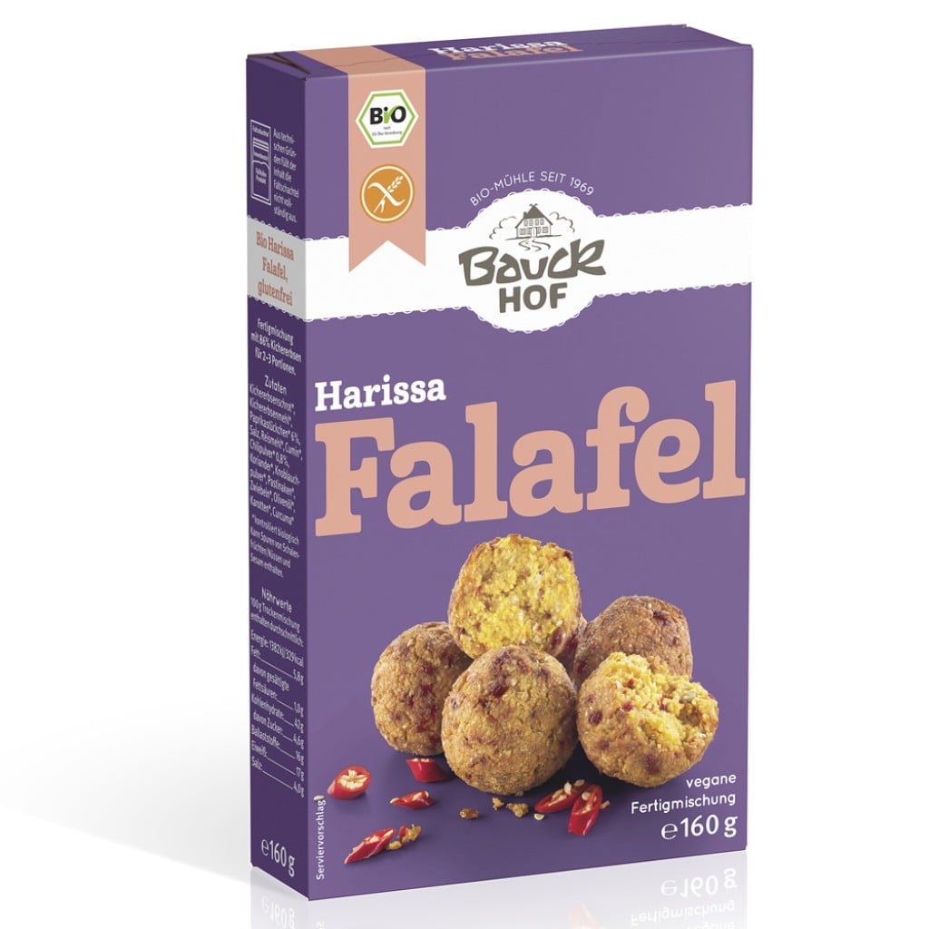 Falafel Harissa cu ardei si chili, eco - BauckHof
