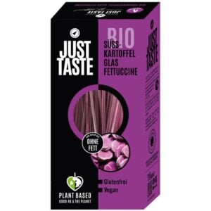 Fettuccine  din cartof dulce si cartof dulce mov  fara gluten, eco - Just Taste