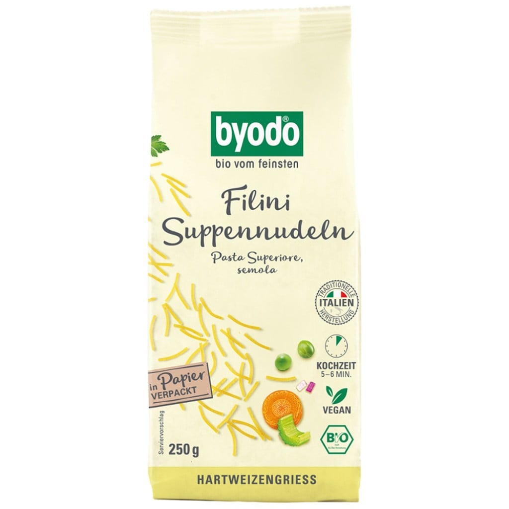 Fidea supa din grau dur, eco - Byodo