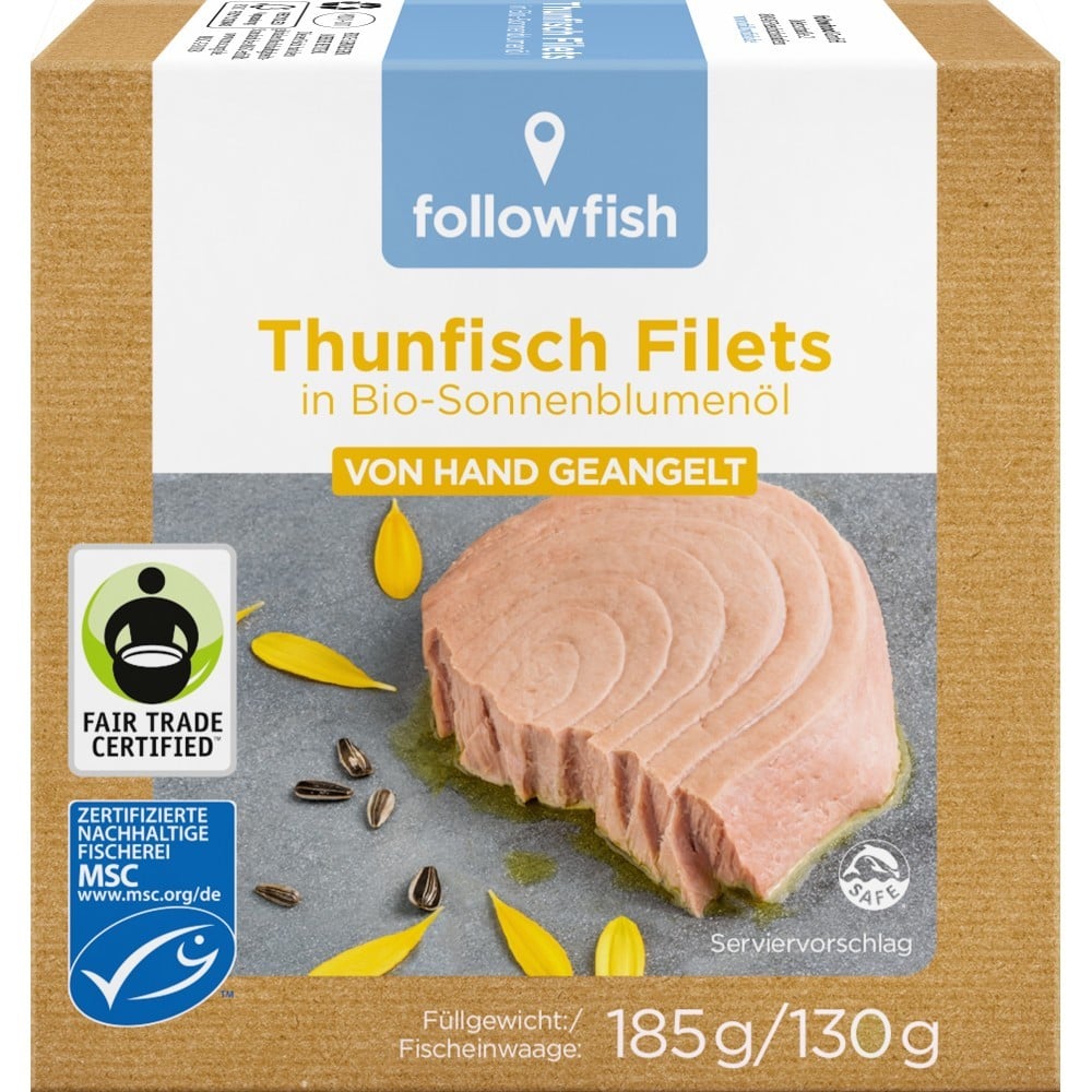 File de ton in ulei bio de floarea-soarelui - Followfish