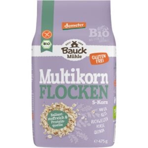 Fulgi din 5 cereale fara gluten, eco - BauckHof