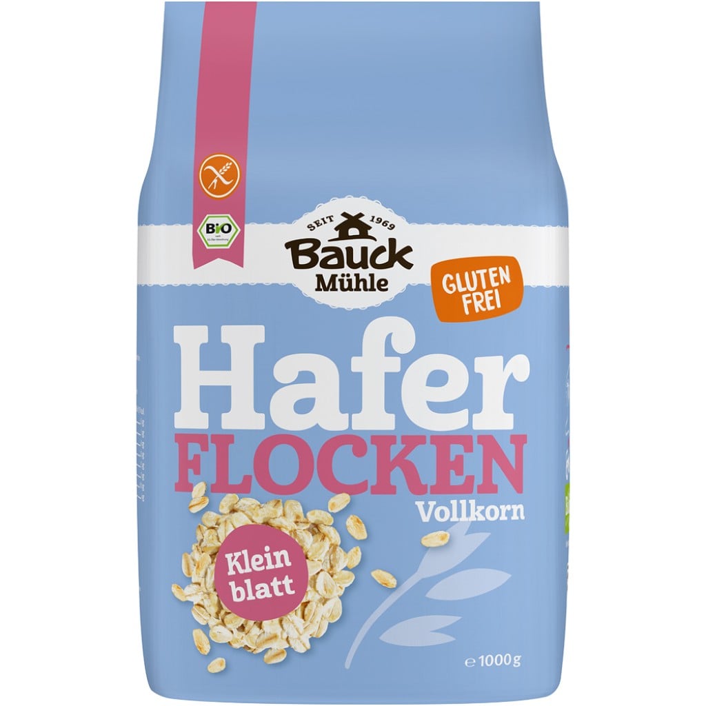 Fulgi mici de ovaz integral FARA GLUTEN, eco - BauckHof