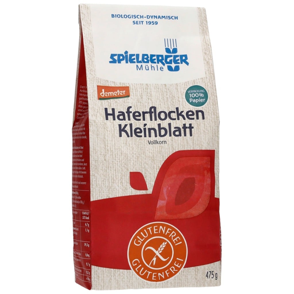 Fulgi mici de ovaz integrali fara gluten Demeter, eco - Spielberger