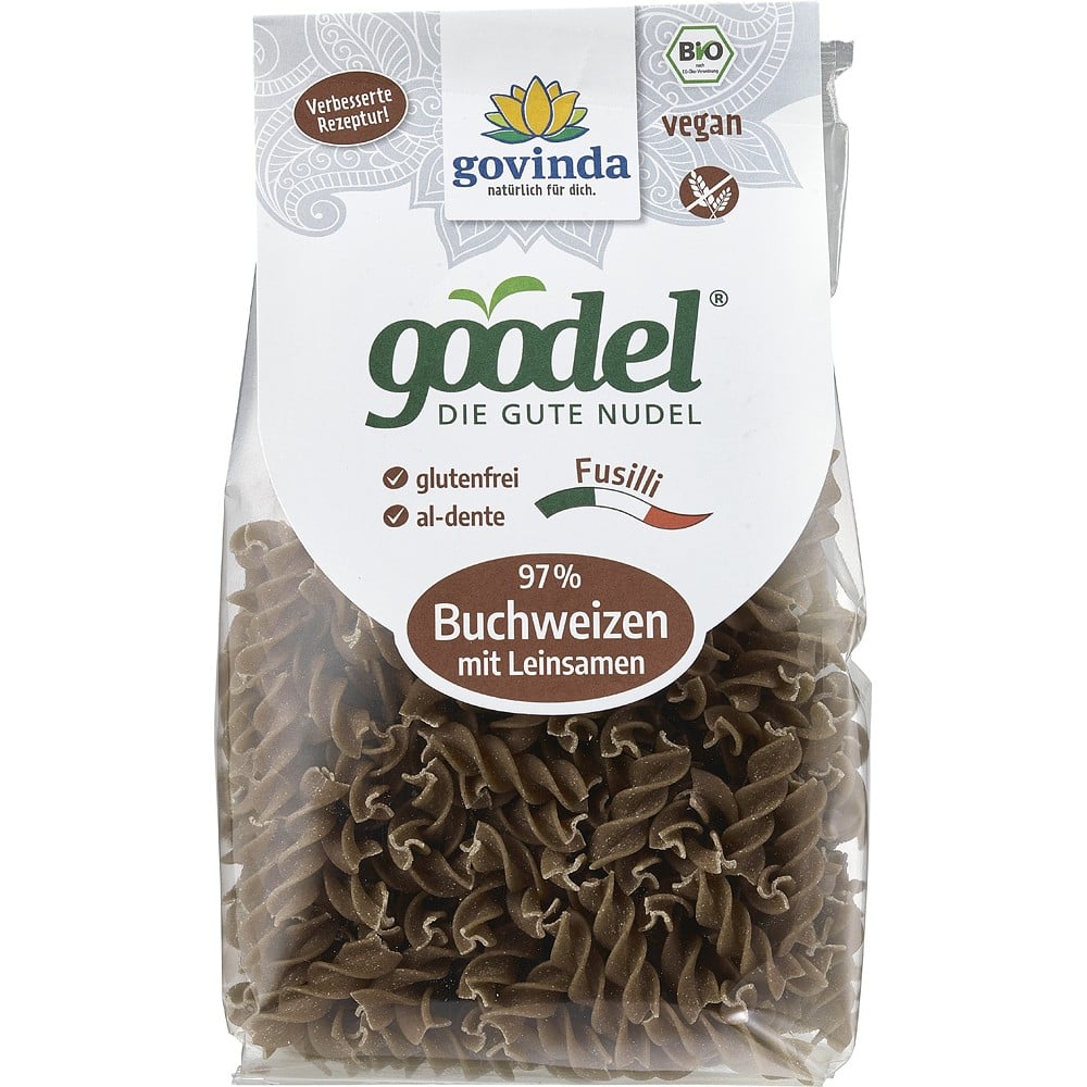 Fusilli din hrisca cu in fara gluten, eco - Govinda
