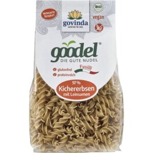 Fusilli din naut cu in fara gluten, eco - Govinda