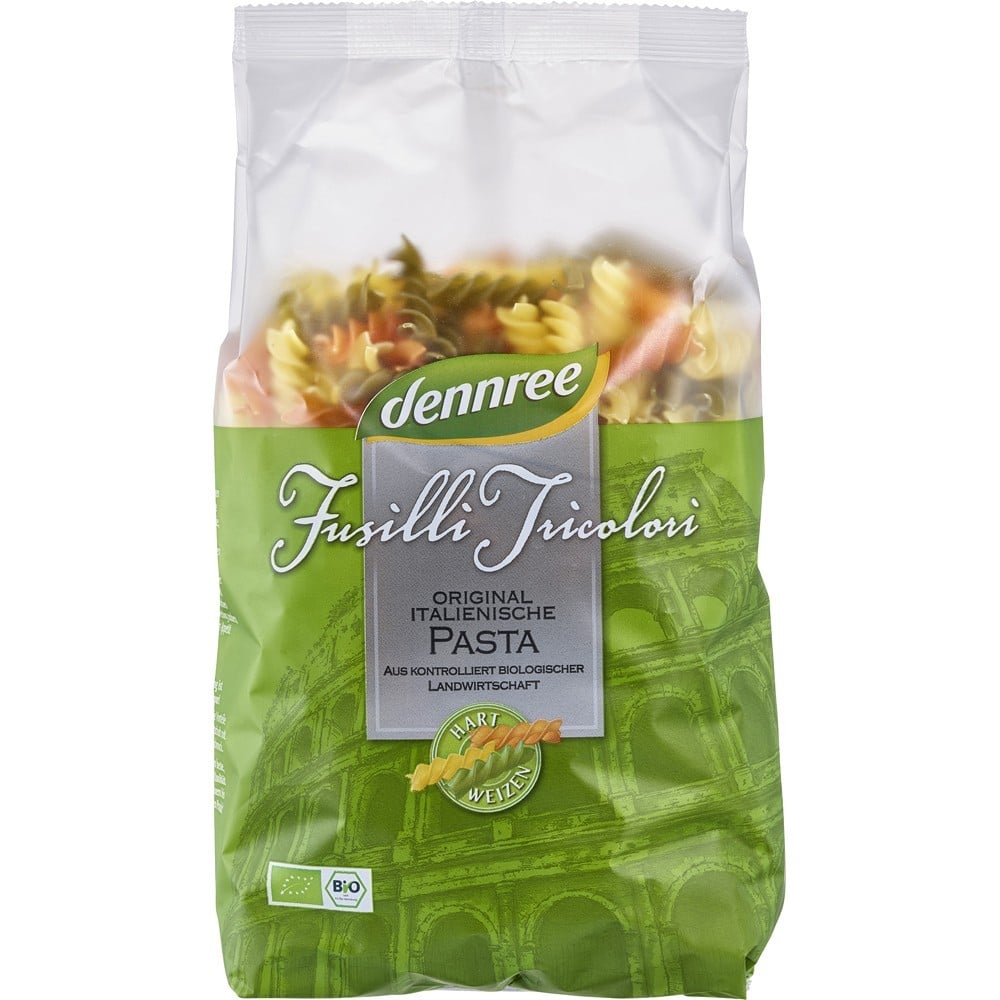 Fusilli tricolore, eco - Dennree