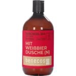 Gel de dus 2 in 1 pentru par si corp cu bere de grau bio - Benecos