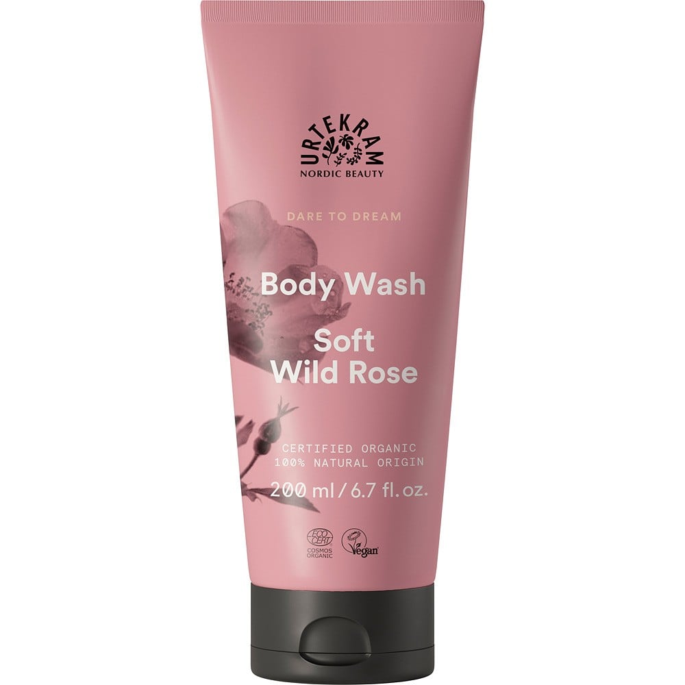 Gel de dus cu trandafir salbatic si aloe vera - Urtekram