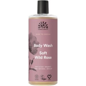 Gel de dus cu trandafir salbatic si aloe vera - Urtekram