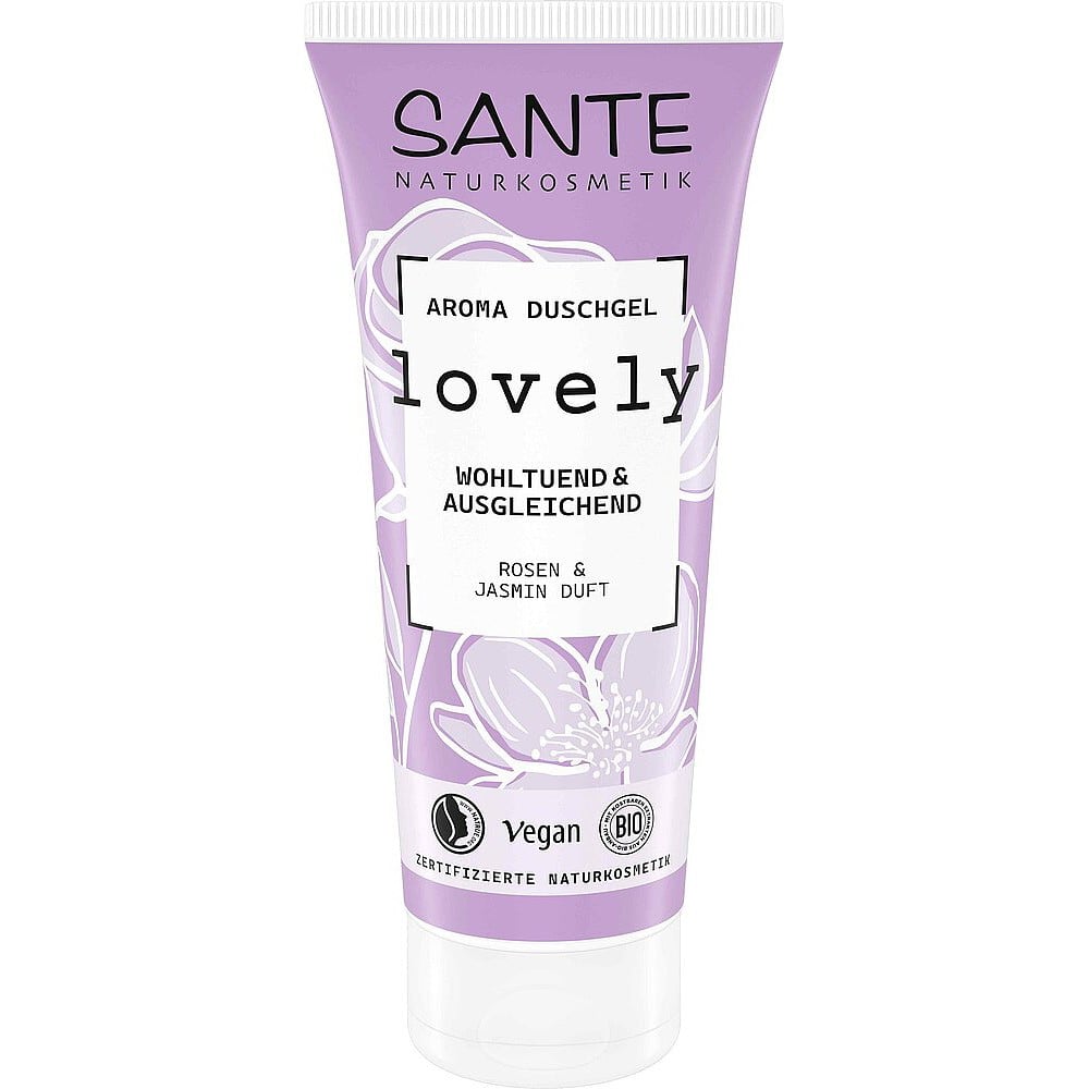 Gel de dus Lovely cu trandafir si iasomie - Sante