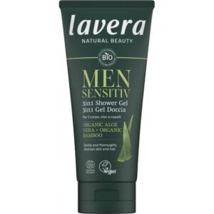 Gel de dus sensitiv 3 in 1 cu aloe vera bio si bambus bio pentru barbati - Lavera