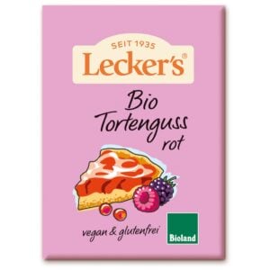 Gelatina vegana rosie fara gluten 2x10g, eco - Leckers