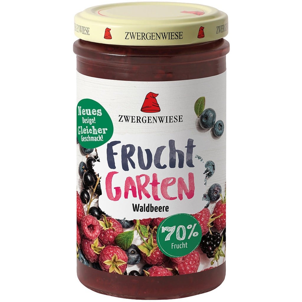 Gem de fructe de padure indulcit cu nectar de agave fara gluten, eco - Zwergenwiese
