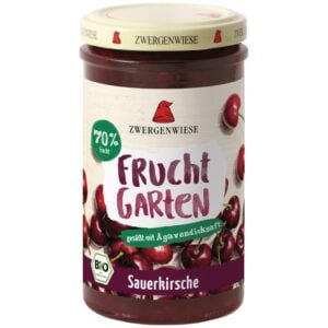 Gem de visine indulcit cu nectar de agave fara gluten, eco - Zwergenwiese