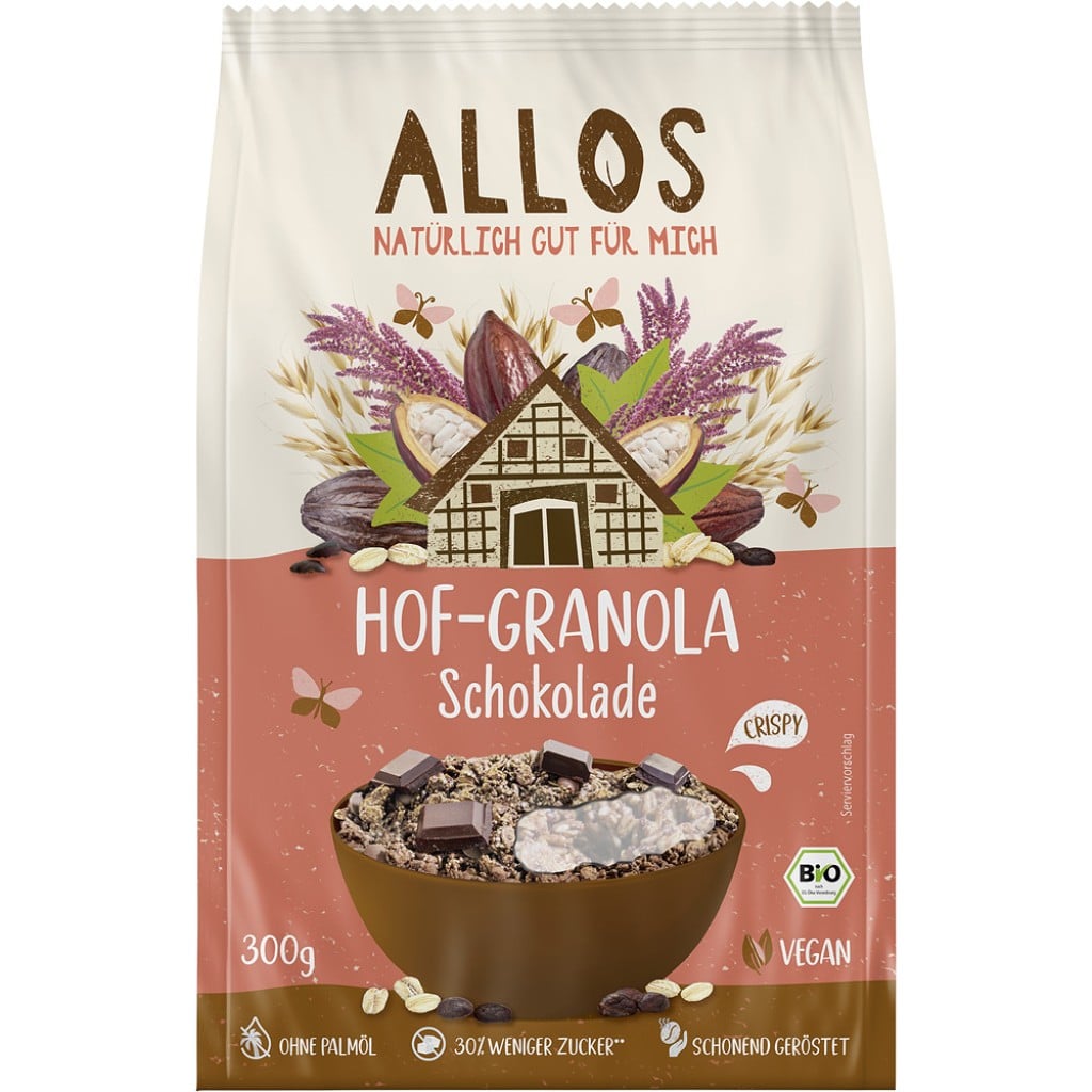 Granola cu ciocolata, eco - Allos