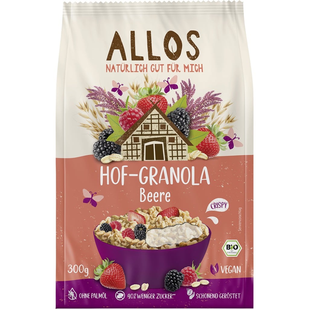 Granola cu fructe de padure, eco - Allos