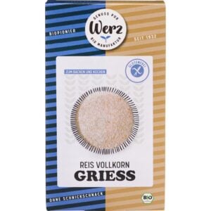 Gris de orez integral fara gluten, eco - Werz