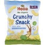 Gustare crocanta din mei fara gluten pentru copii 8 luni fara gluten, eco - Holle