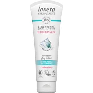 Lapte demachiant cu aloe vera bio si unt de shea bio pentru piele uscata sensitiv - Lavera