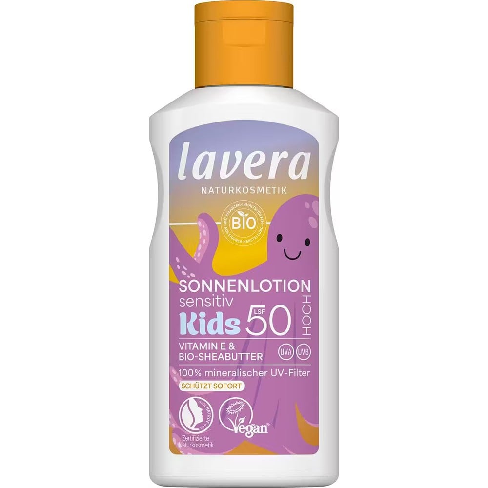 Lotiune protectie solara pentru copii LSF50 cu unt de shea bio si vitamina E - Lavera