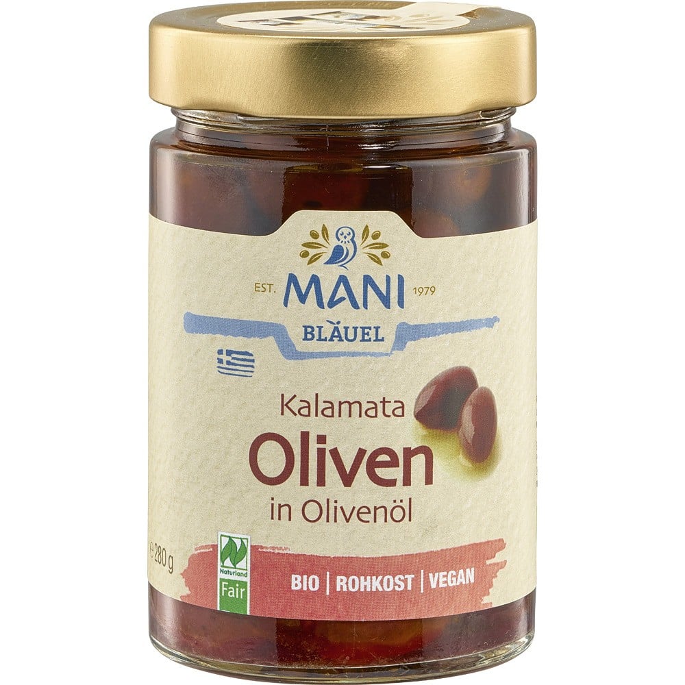 Masline Kalamata in ulei de masline, eco - Mani