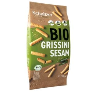 Mini grisine cu susan fara gluten, eco - Schnitzer