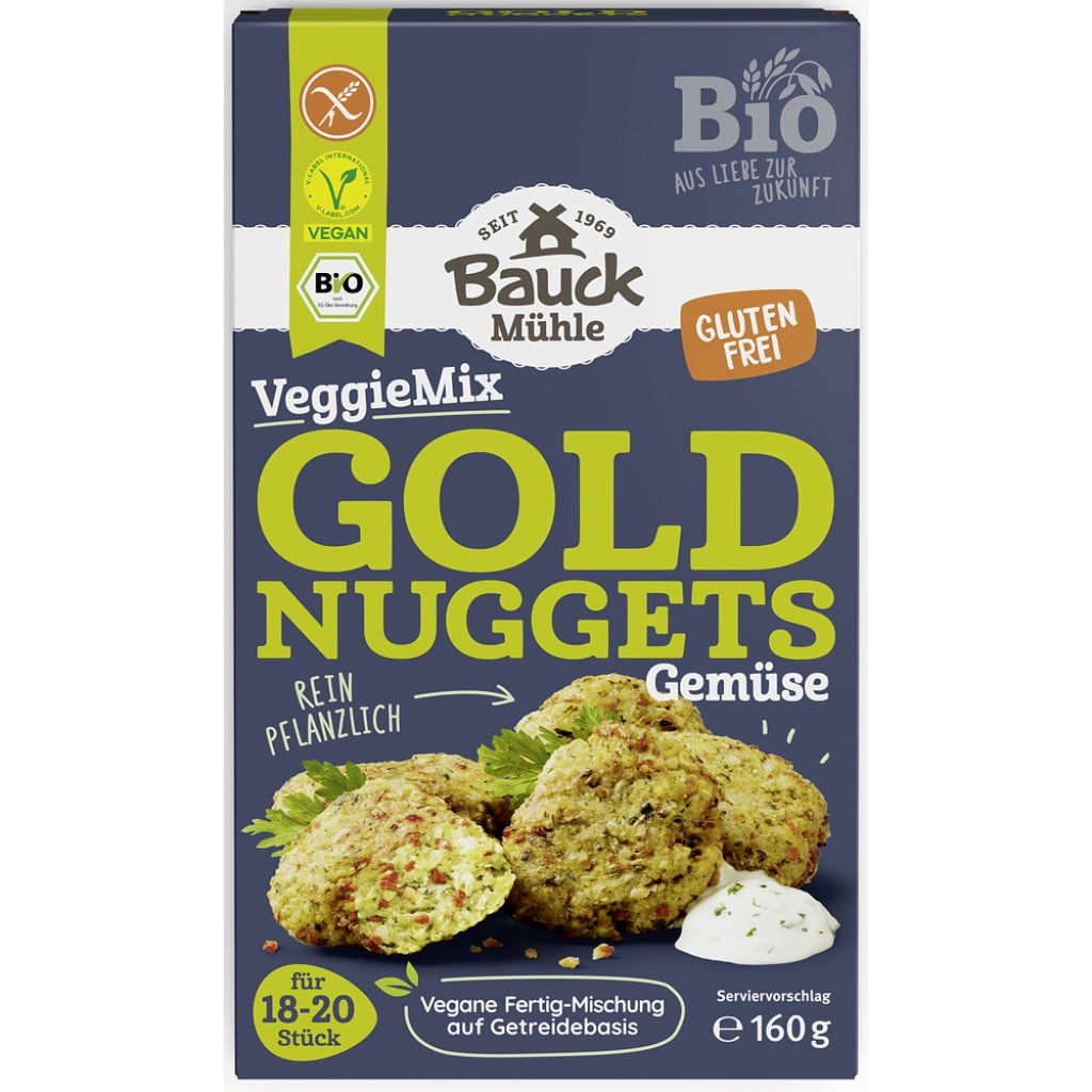 Mix pentru chiftelute aurii vegane fara gluten, eco - BauckHof